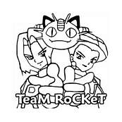 coloriage team rocket pokemon